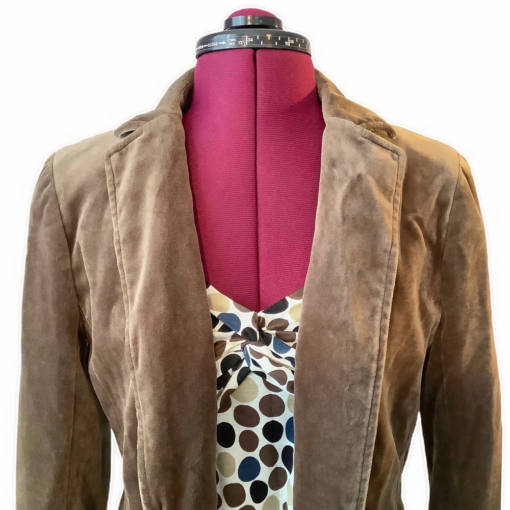 πHPπ π€J. CREW Brown Velour Blazer - Picture 5 of 12